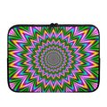 Psychedelic Radiant Optical Illusion Laptop Sleeve