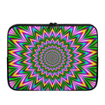 Psychedelic Radiant Optical Illusion Laptop Sleeve