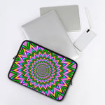 Psychedelic Radiant Optical Illusion Laptop Sleeve