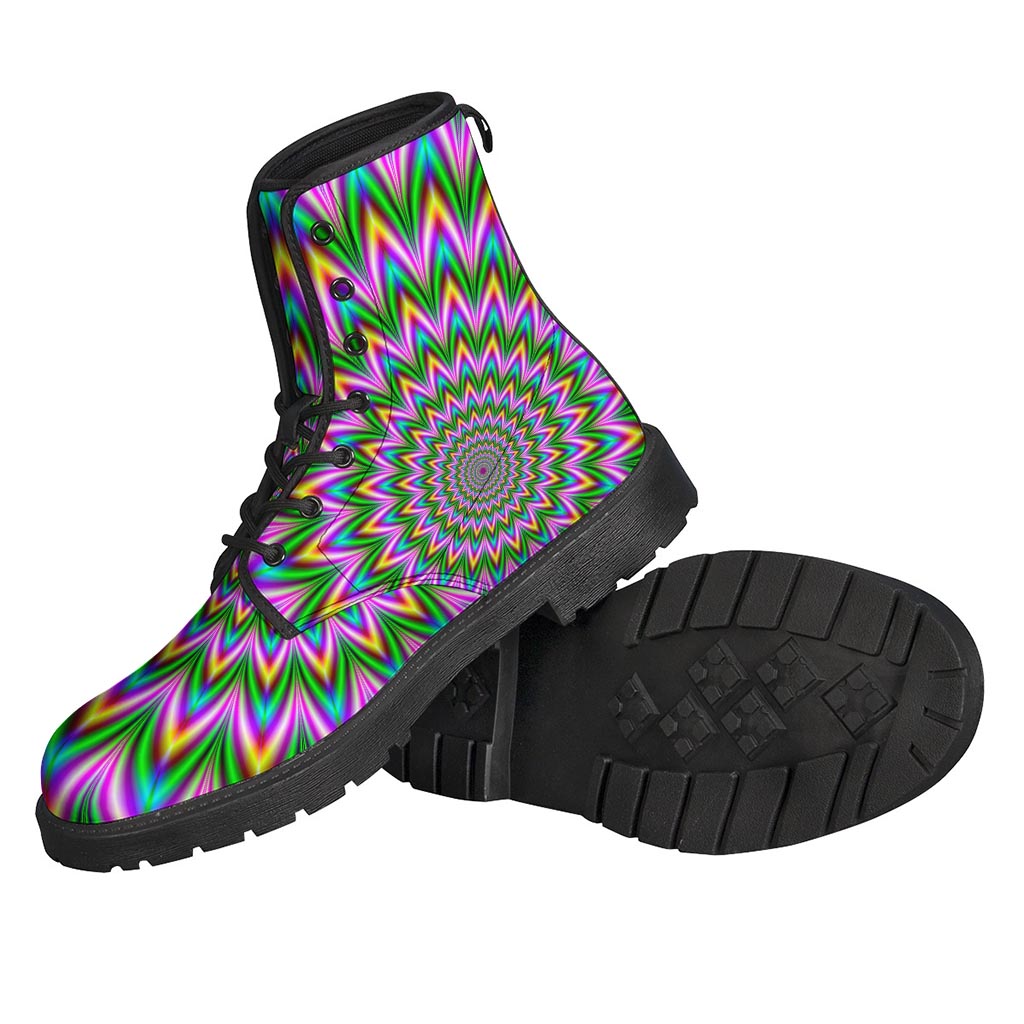 Psychedelic Radiant Optical Illusion Backpack