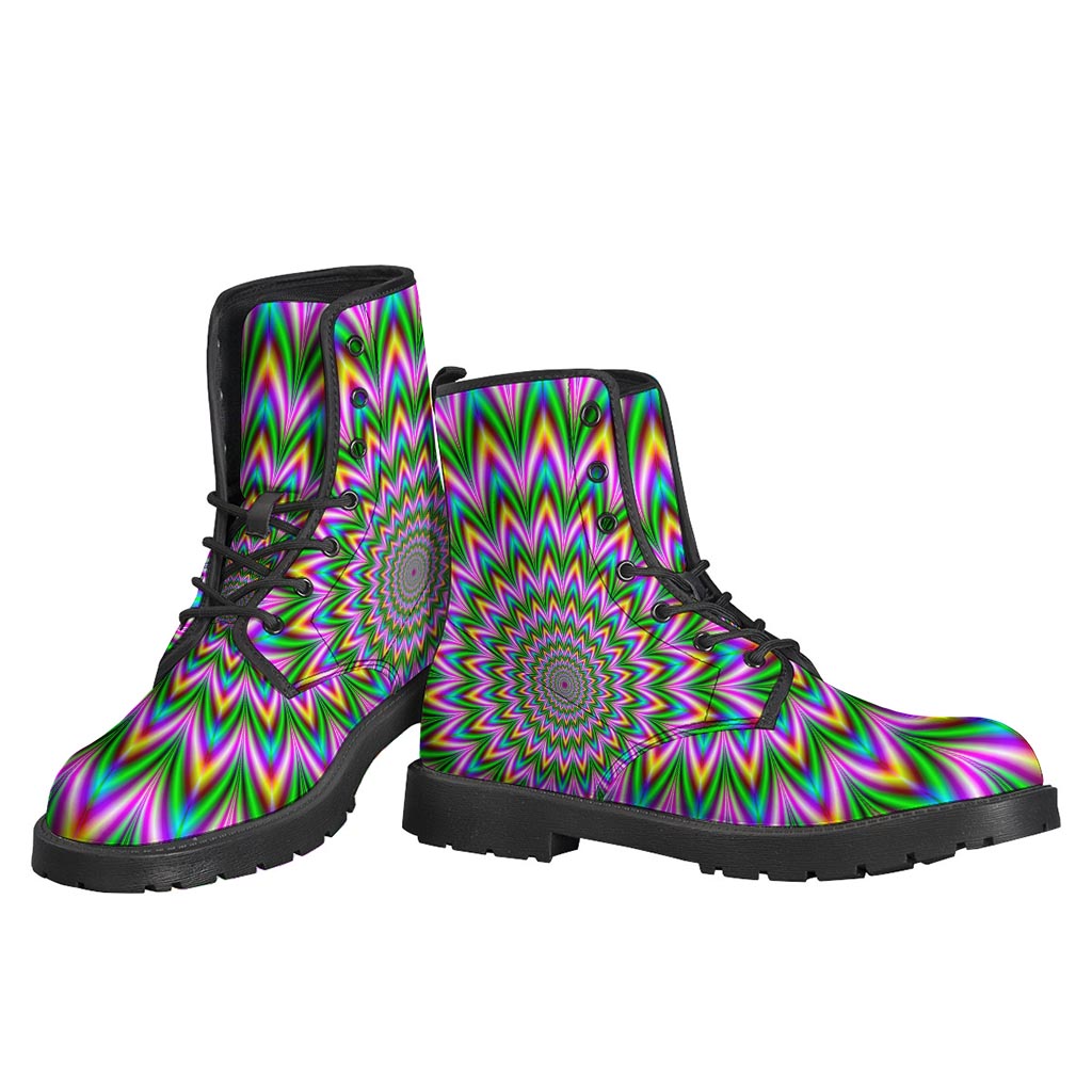 Psychedelic Radiant Optical Illusion Backpack