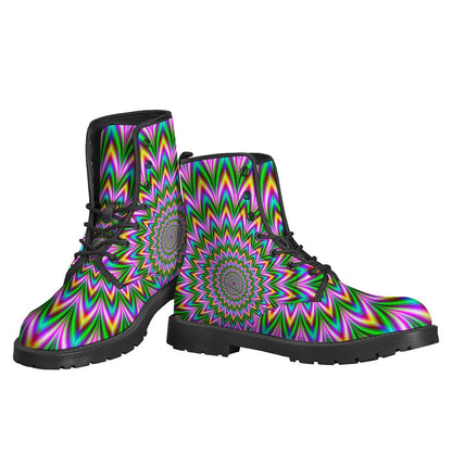 Psychedelic Radiant Optical Illusion Backpack