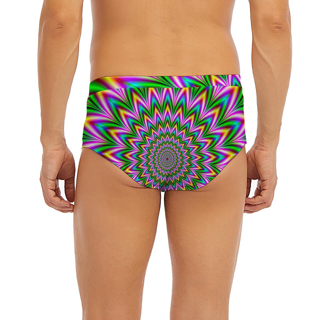 Psychedelic Radiant Optical Illusion Men's Briefs
