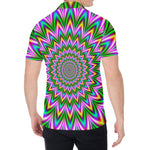 Psychedelic Radiant Optical Illusion Men's Shirt