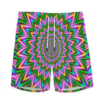 Psychedelic Radiant Optical Illusion Men's Sports Shorts