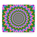 Psychedelic Radiant Optical Illusion Mouse Pad
