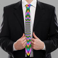 Psychedelic Radiant Optical Illusion Necktie
