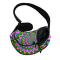 Psychedelic Radiant Optical Illusion Pet Sling Carrier