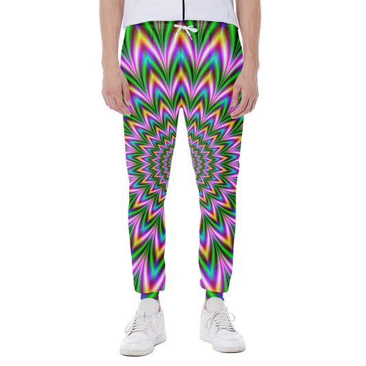 Psychedelic Radiant Optical Illusion Scuba Joggers