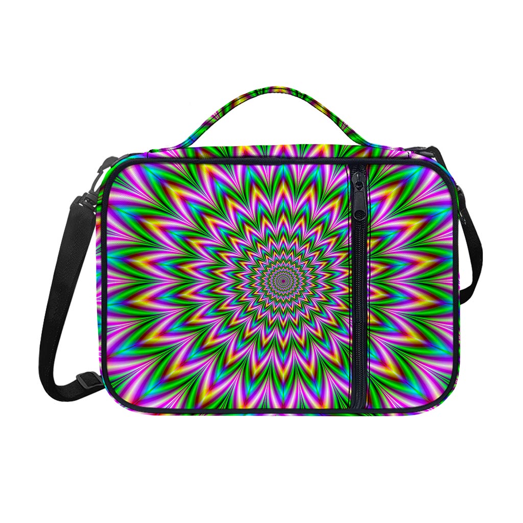 Psychedelic Radiant Optical Illusion Shoulder Strap Bible Bag
