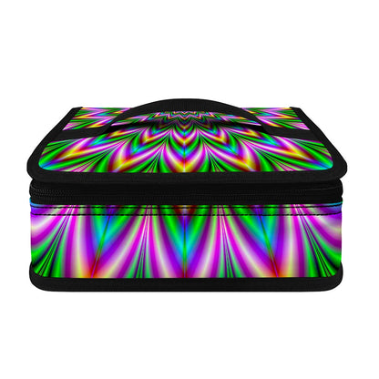 Psychedelic Radiant Optical Illusion Small Lunch Bag