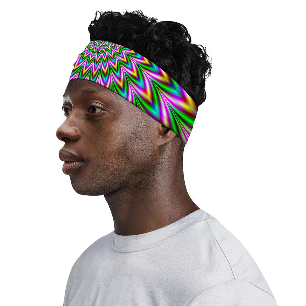 Psychedelic Radiant Optical Illusion Sports Headband