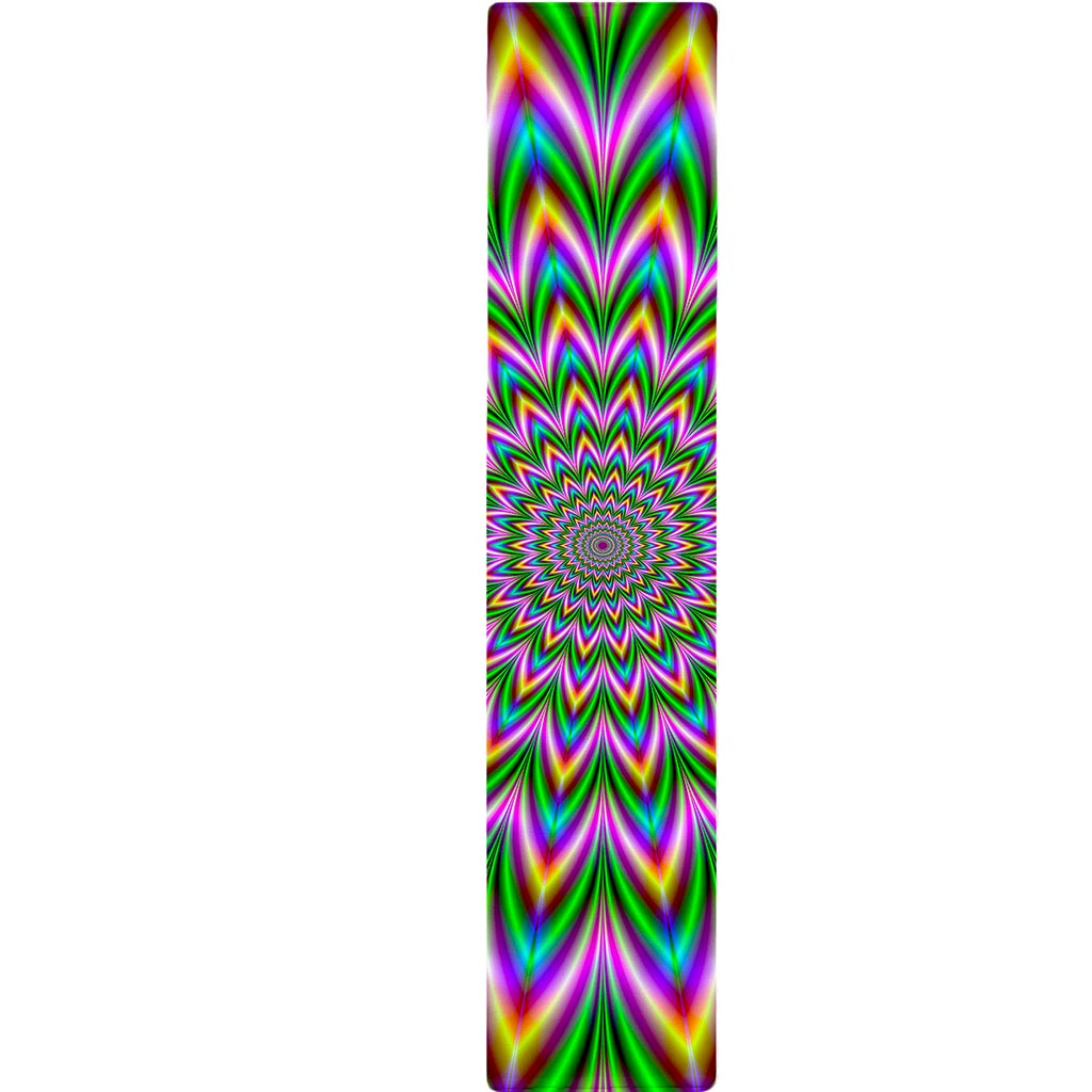 Psychedelic Radiant Optical Illusion Table Runner