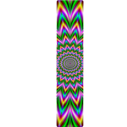 Psychedelic Radiant Optical Illusion Table Runner