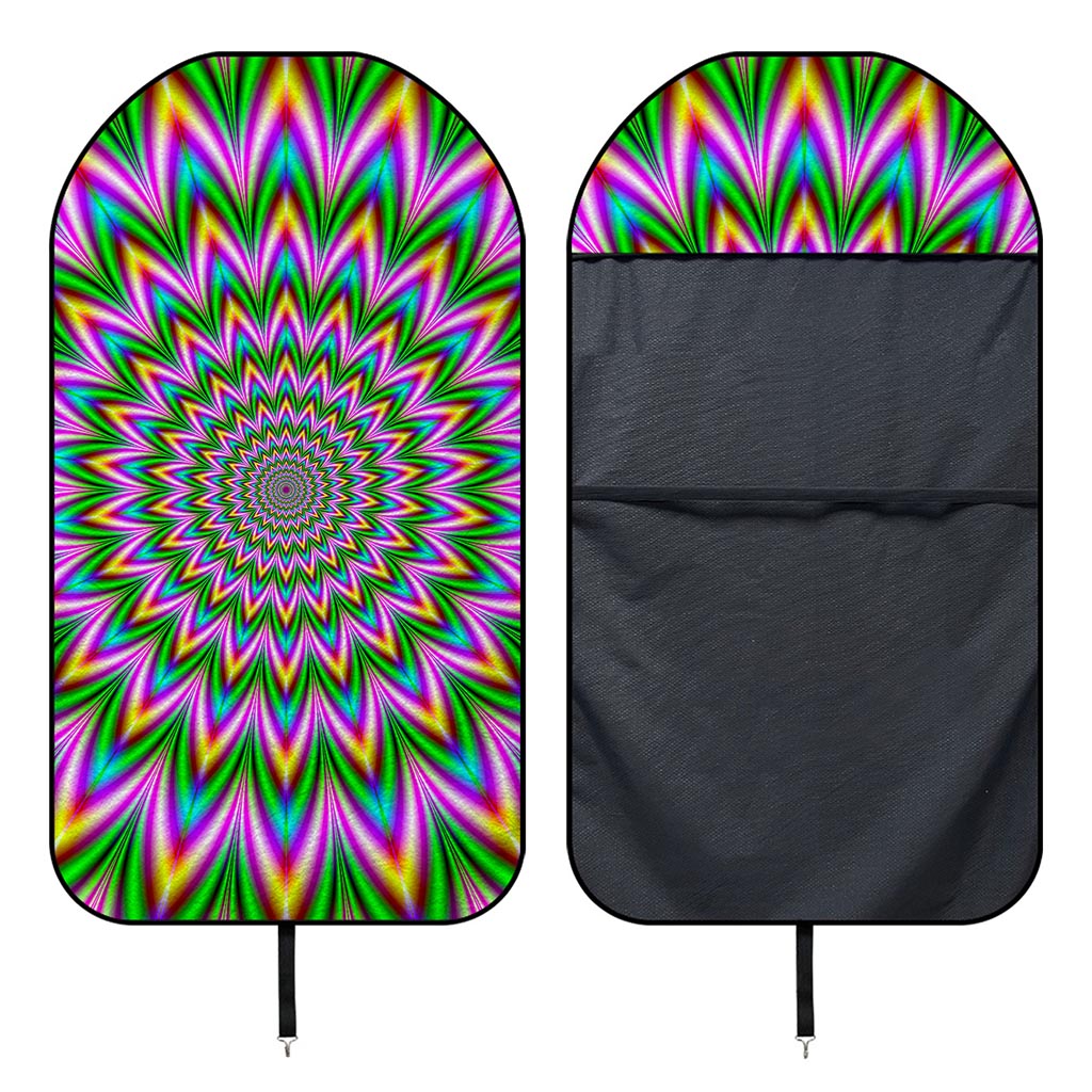 Psychedelic Radiant Optical Illusion Waterproof Car Seat Cover