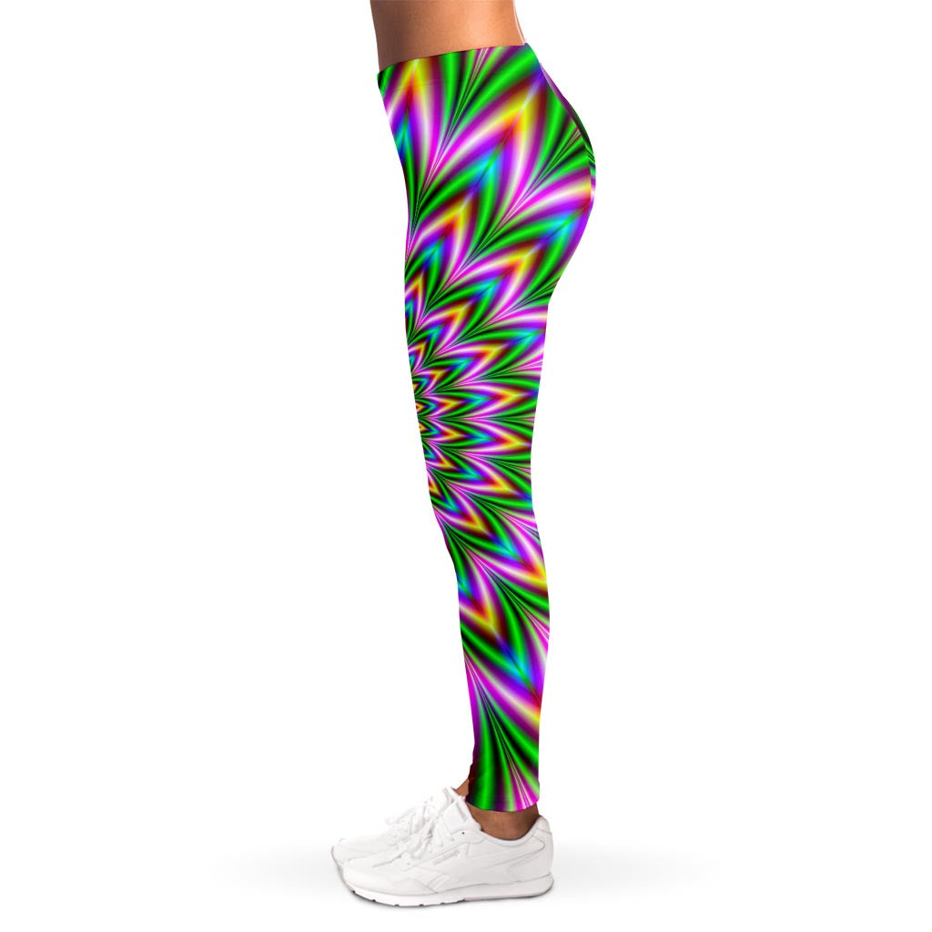 Psychedelic Radiant Optical Illusion Women's Leggings