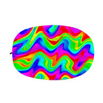 Psychedelic Rainbow Trippy Print Car Side Mirror Covers