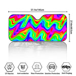 Psychedelic Rainbow Trippy Print Car Windshield Sun Shade