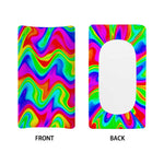 Psychedelic Rainbow Trippy Print Changing Pad Cover
