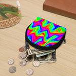 Psychedelic Rainbow Trippy Print Coin Purse