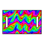 Psychedelic Rainbow Trippy Print Golf Cart Seat Cover