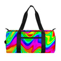 Psychedelic Rainbow Trippy Print Gym Bag