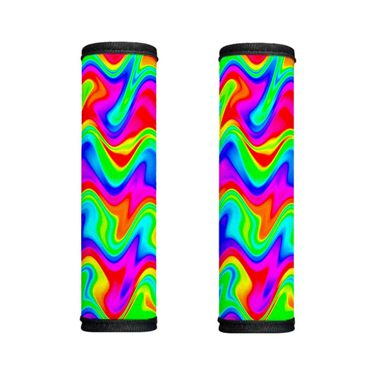 Psychedelic Rainbow Trippy Print Handle Covers