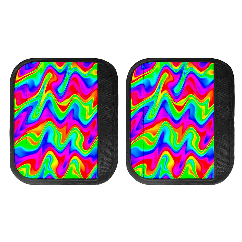 Psychedelic Rainbow Trippy Print Handle Covers