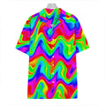 Psychedelic Rainbow Trippy Print Hawaiian Shirt