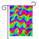 Psychedelic Rainbow Trippy Print House Flag