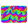 Psychedelic Rainbow Trippy Print Indoor Door Mat