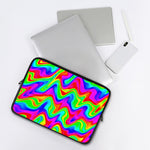 Psychedelic Rainbow Trippy Print Laptop Sleeve
