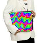 Psychedelic Rainbow Trippy Print Laptop Sleeve