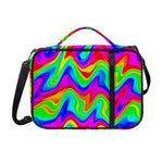 Psychedelic Rainbow Trippy Print Shoulder Strap Bible Bag