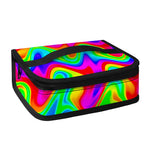 Psychedelic Rainbow Trippy Print Small Lunch Bag