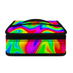 Psychedelic Rainbow Trippy Print Small Lunch Bag