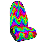 Psychedelic Rainbow Trippy Print Waterproof Car Seat Cover