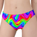 Psychedelic Rainbow Trippy Print Women's Panties