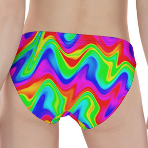 Psychedelic Rainbow Trippy Print Women's Panties