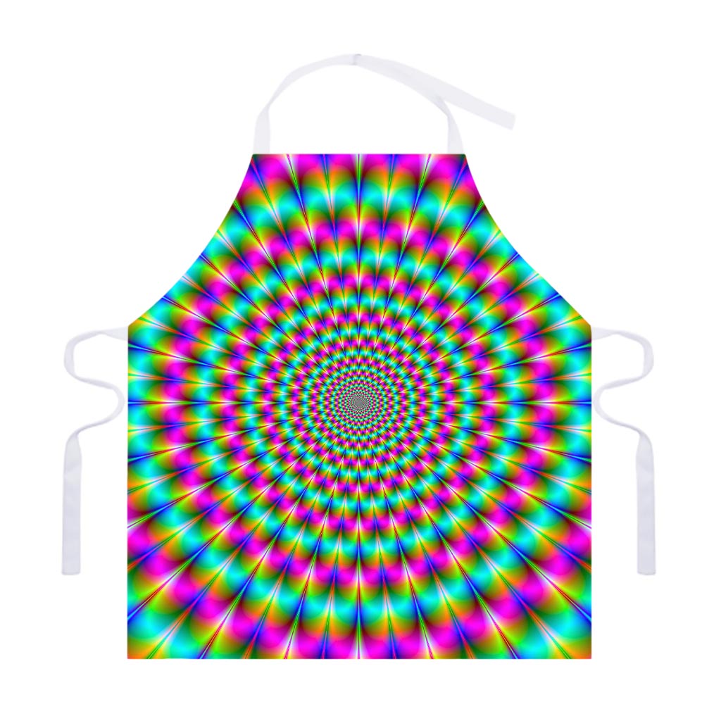 Psychedelic Rave Optical Illusion Adjustable Apron