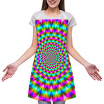 Psychedelic Rave Optical Illusion Adjustable Apron