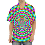 Psychedelic Rave Optical Illusion Aloha Shirt