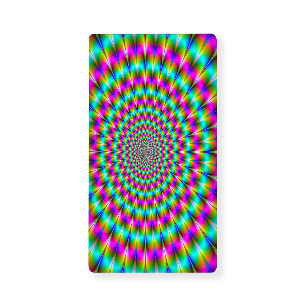 Psychedelic Rave Optical Illusion Baby Crib Sheet