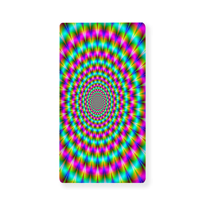 Psychedelic Rave Optical Illusion Baby Crib Sheet