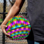Psychedelic Rave Optical Illusion Basketball