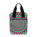 Psychedelic Rave Optical Illusion Bible Tote Bag