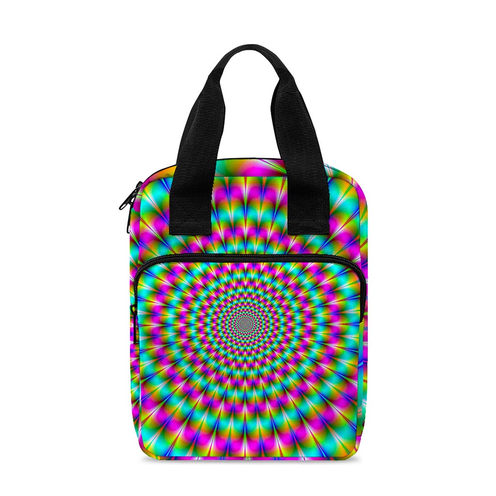 Psychedelic Rave Optical Illusion Bible Tote Bag