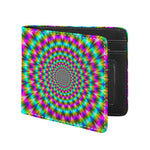 Psychedelic Rave Optical Illusion Bifold Wallet