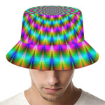Psychedelic Rave Optical Illusion Bucket Hat
