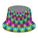 Psychedelic Rave Optical Illusion Bucket Hat